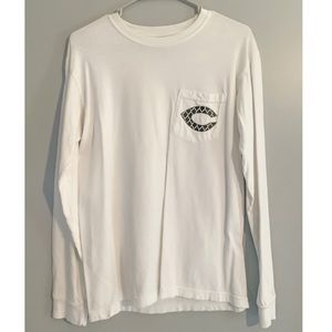 white long sleeve Calhoun shirt